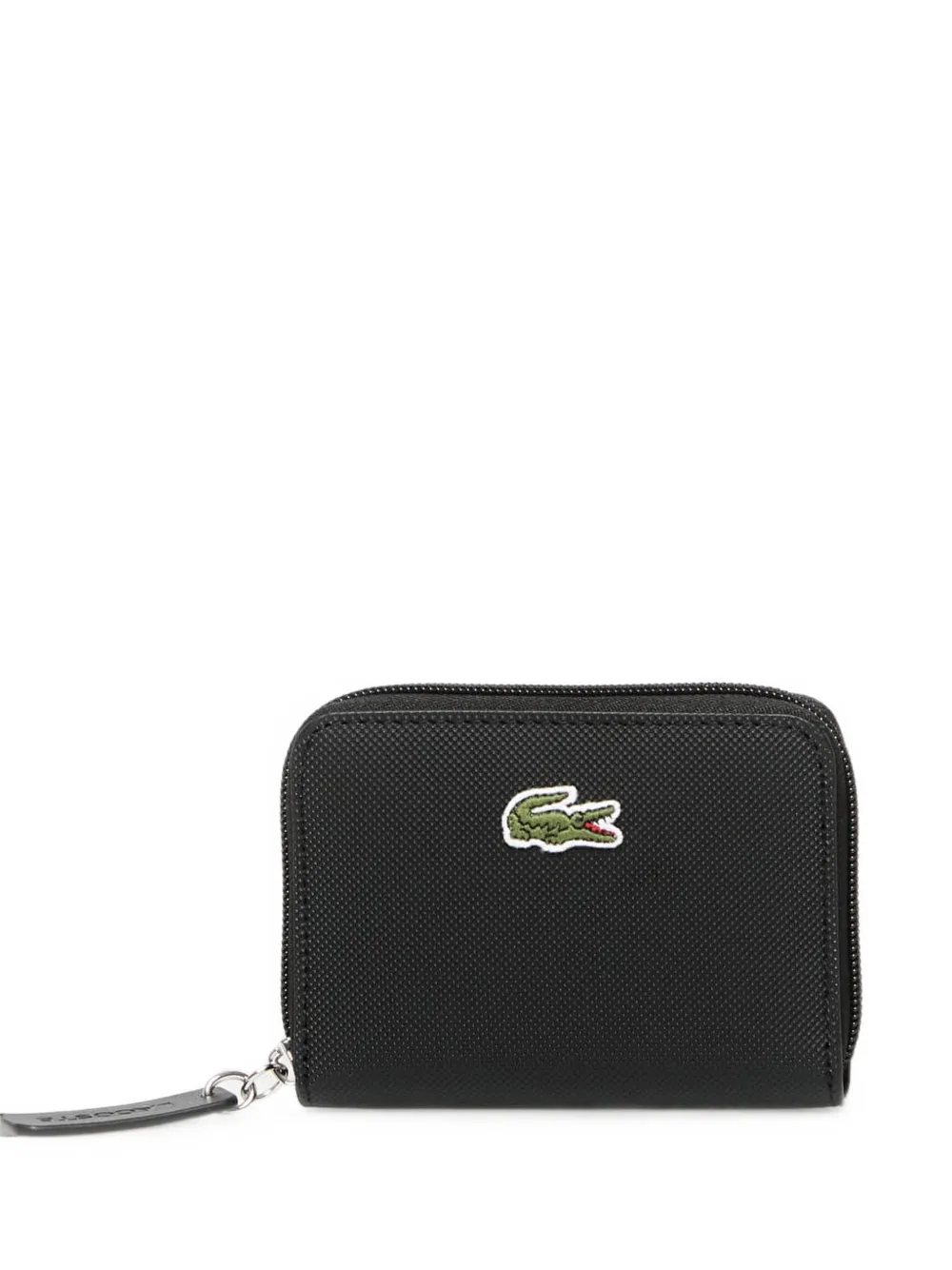 Lacoste logo-patch zip-around wallet