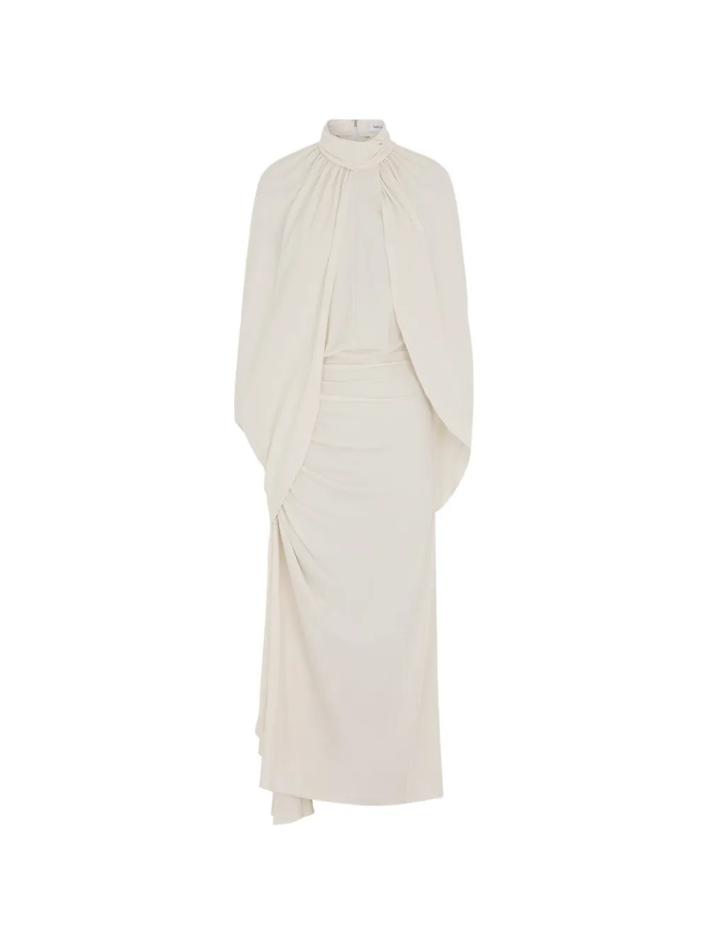 16Arlington robe mi-longue Dora en jersey drapé - Blanc 16Arlington robe mi-longue Dora en jersey drapé - Blanc