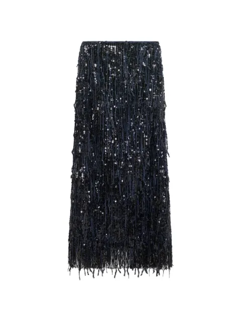 16Arlington Dia fringe-sequin maxi skirt