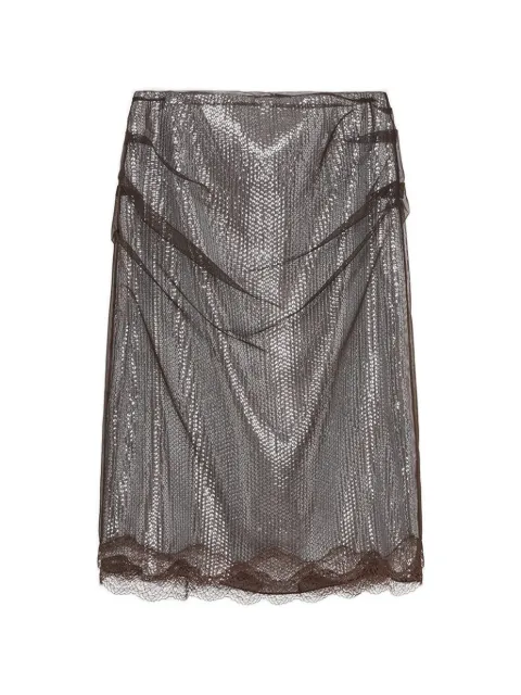 16Arlington Hedda sequin-embellished midi skirt