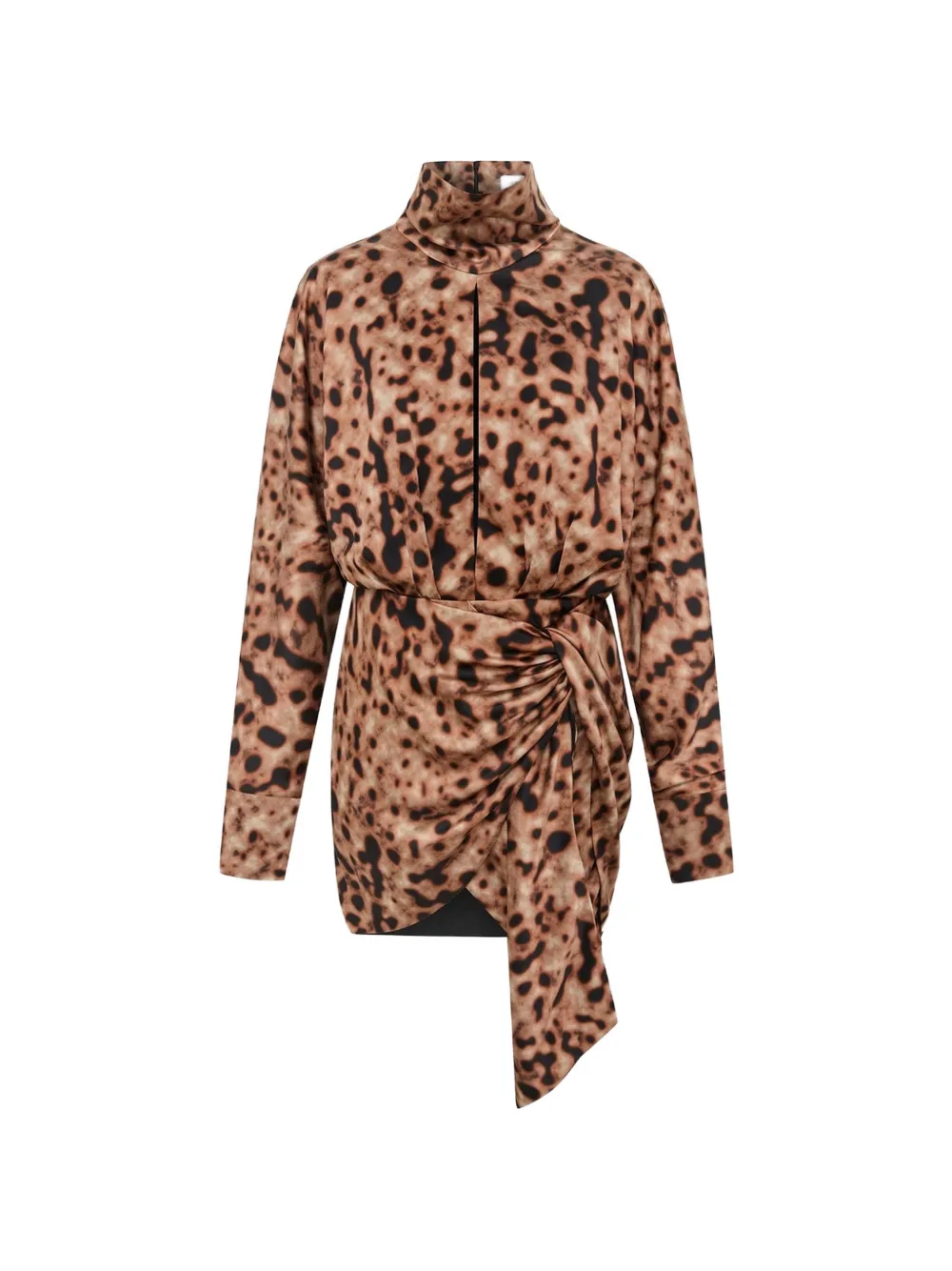 16Arlington robe courte Zambra imprimée - Marron