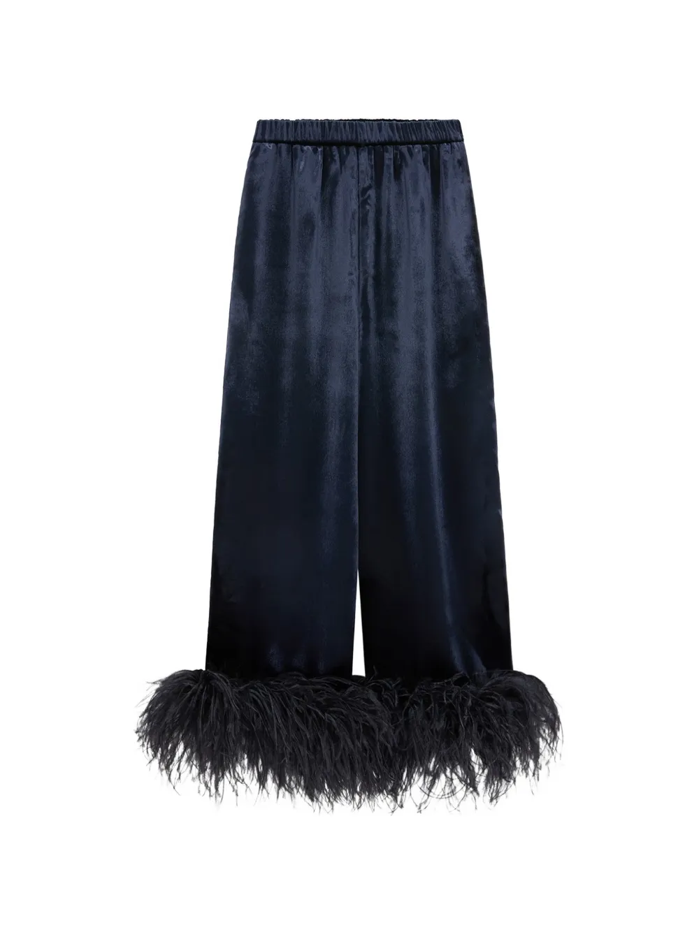 16Arlington Joelle feather-trim trousers