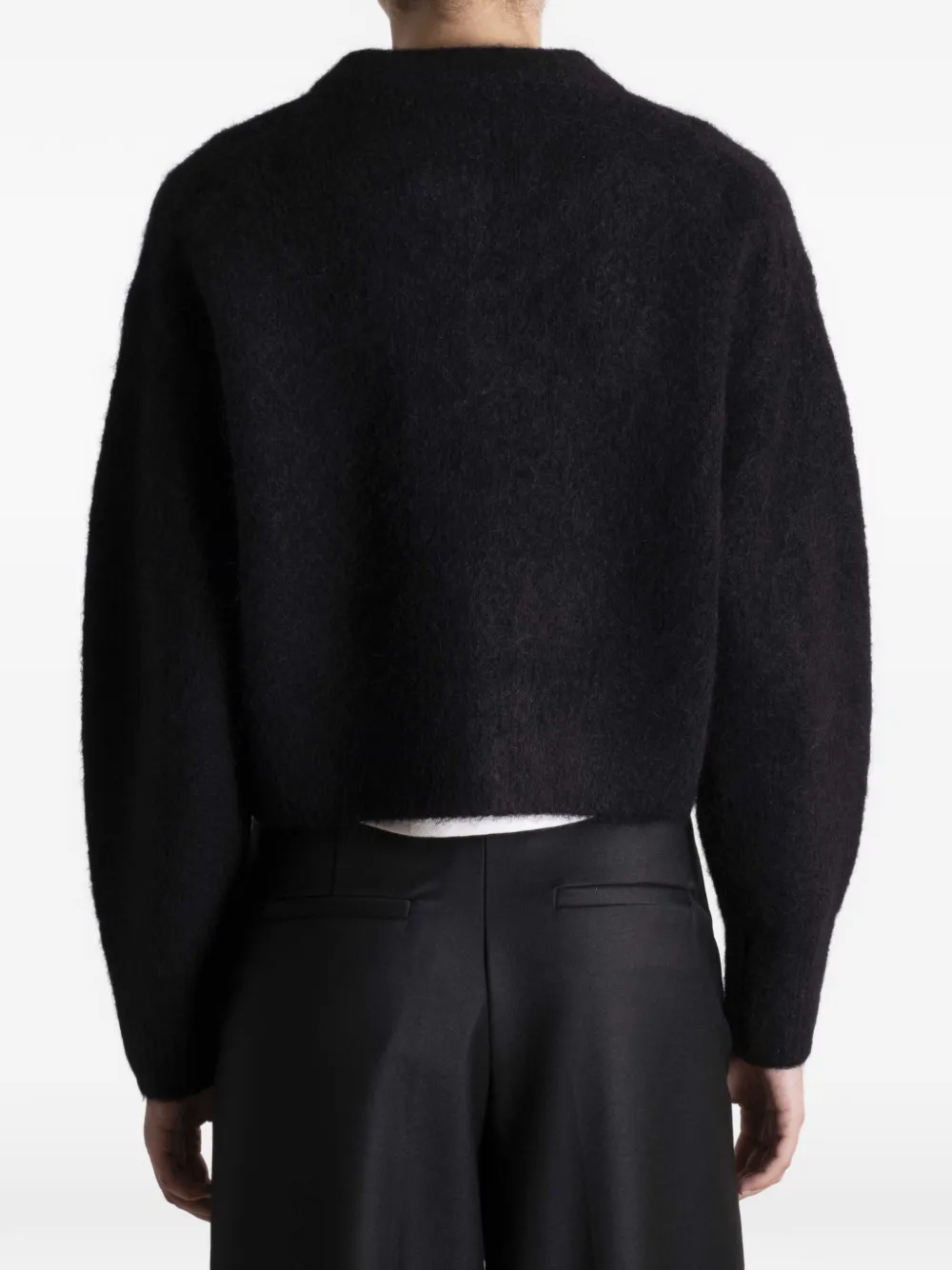 IVY OAK Ioferda cropped button-down cardigan Zwart