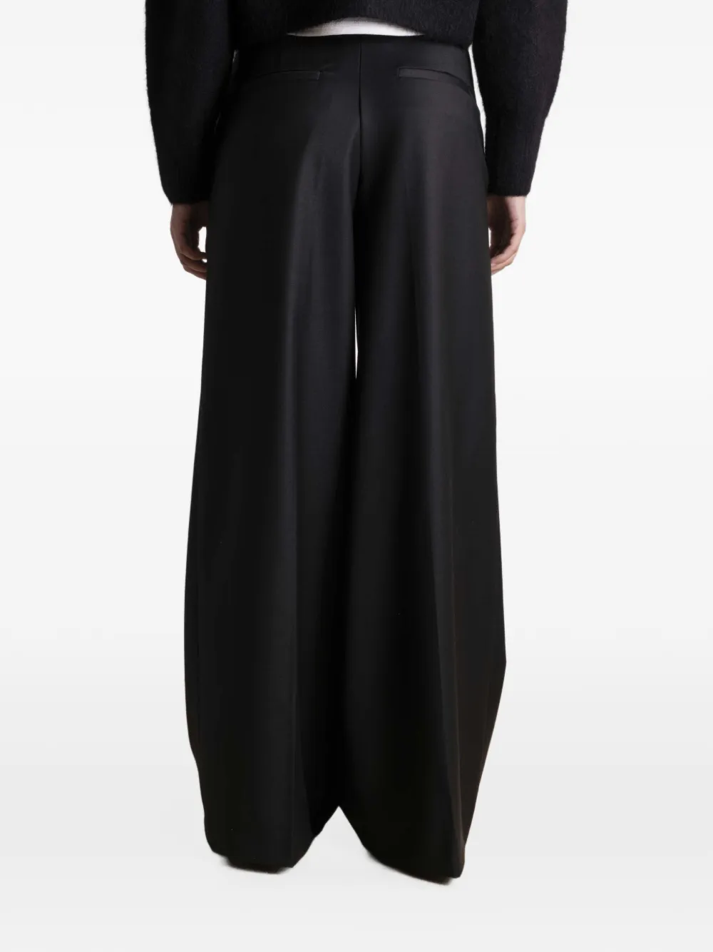 IVY OAK Iopriscilla wide-leg trousers Zwart