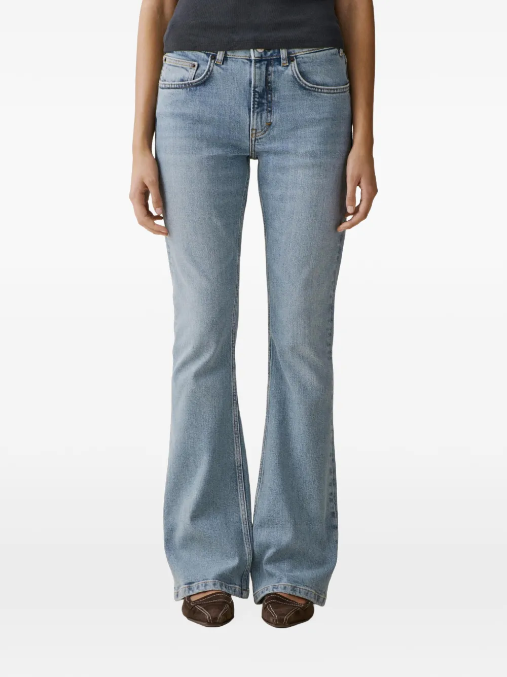 Jeanerica Moda flared jeans - Blau