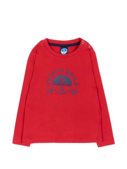 North Sails Kids logo-print long-sleeve T-shirt