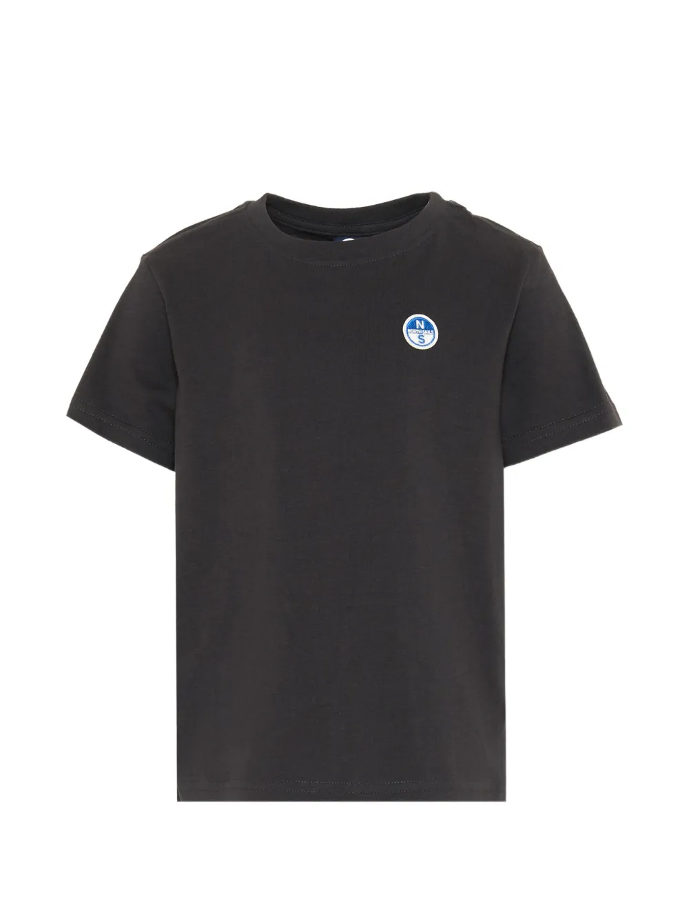 North Sails Kids Katoenen T-shirt met logopatch Grijs