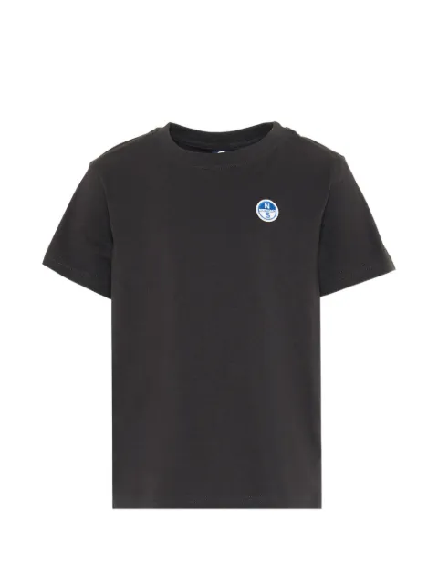 North Sails Kids logo-patch cotton T-shirt