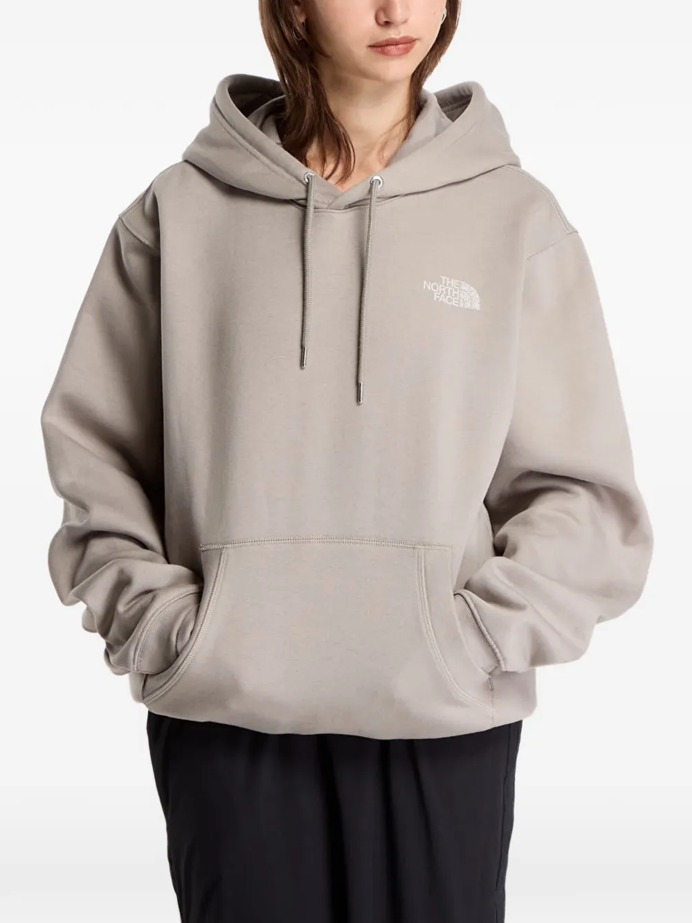 The North Face Hoodie met geborduurd logo Beige