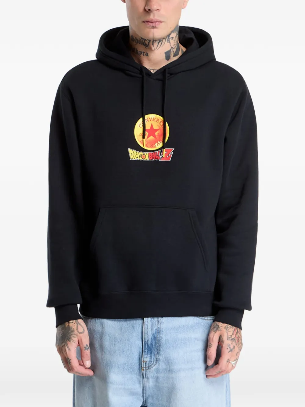 Converse x Dragon Ball Z Shenron hoodie Zwart