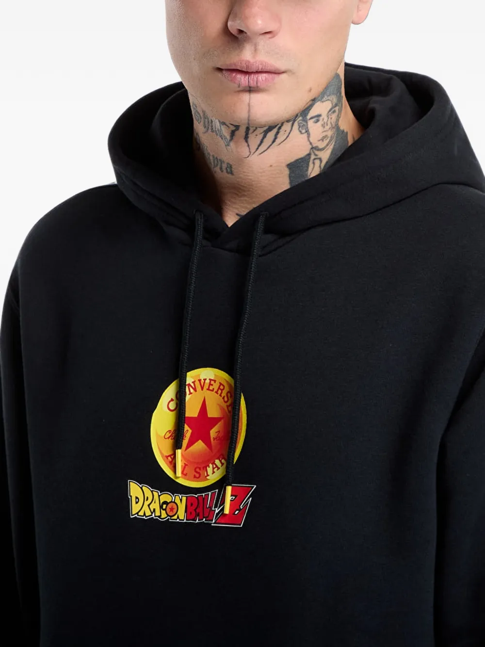 Converse x Dragon Ball Z Shenron hoodie Zwart