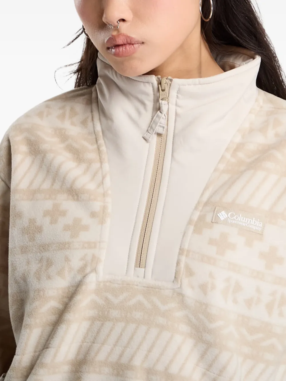 Columbia Sequoia Grove II trui met print Beige