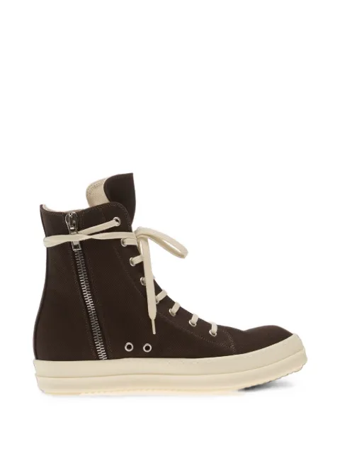 Rick Owens DRKSHDW tenis altos de mezclilla