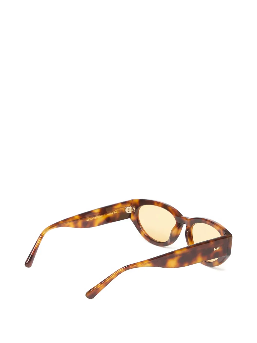 MessyWeekend Audrey Tortoiseshell-effect Sunglasses in Brown, view 3