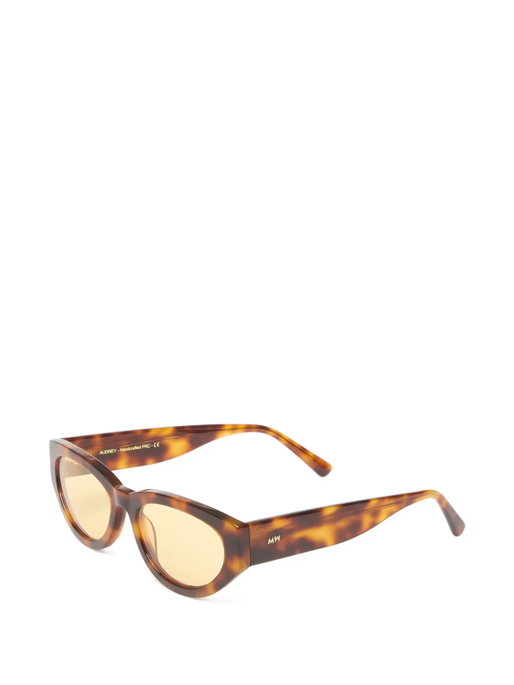 MessyWeekend Audrey Tortoiseshell-effect Sunglasses in Brown, view 2