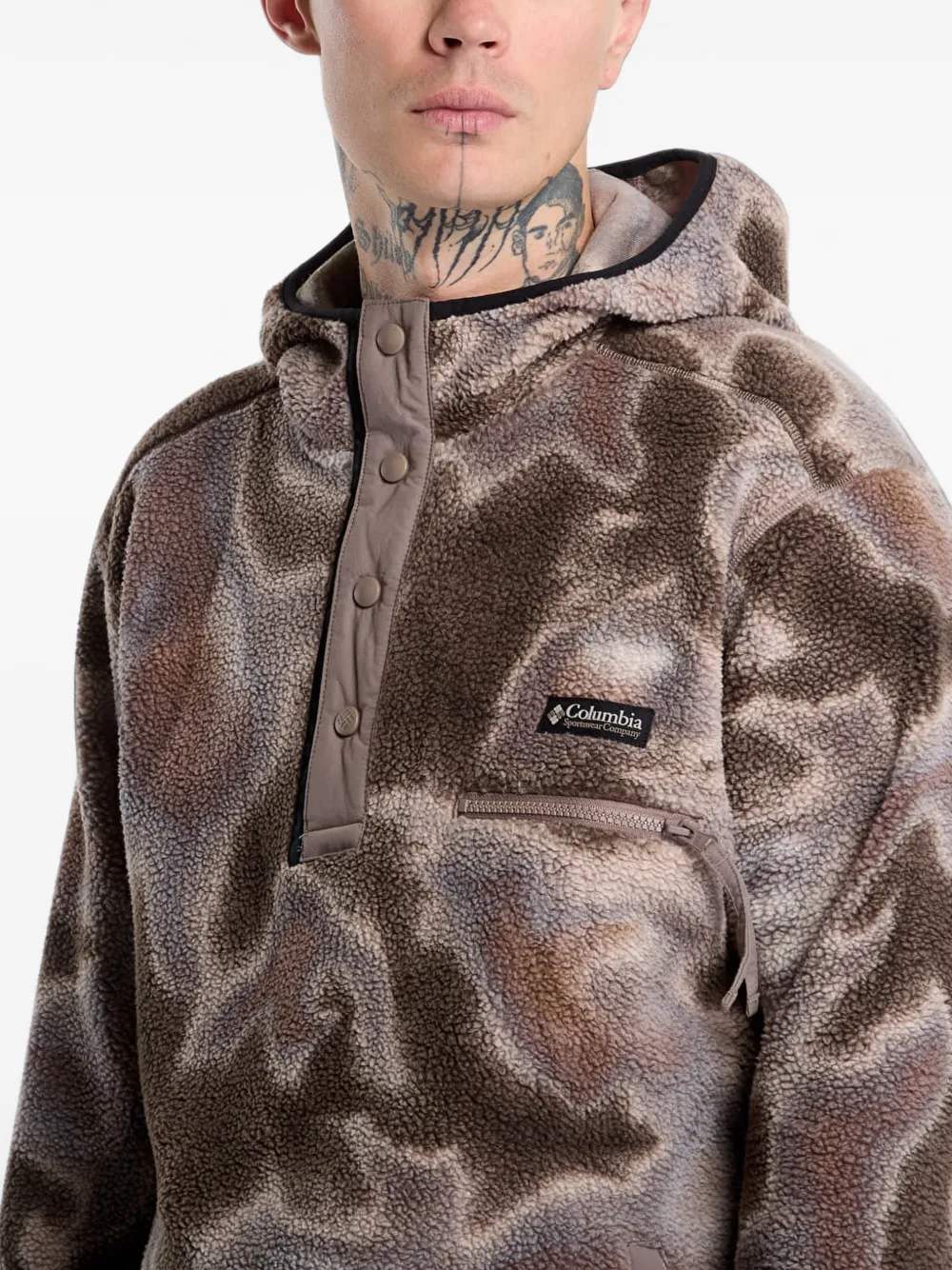 Columbia Helvetia II hoodie met print Bruin