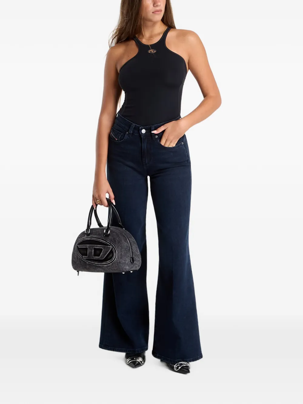 Diesel Flared jeans regular-waist 1978 D-Akemi Blauw