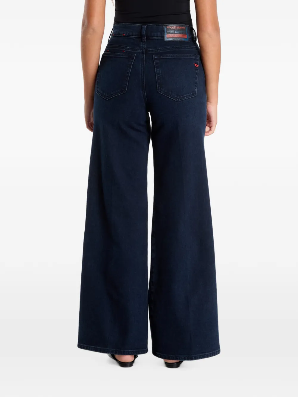 Diesel Flared jeans regular-waist 1978 D-Akemi Blauw