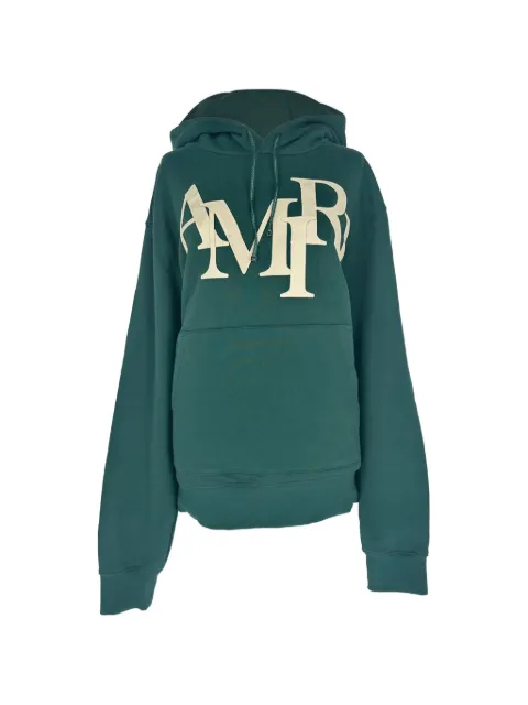 AMIRI logo-appliqué hoodie