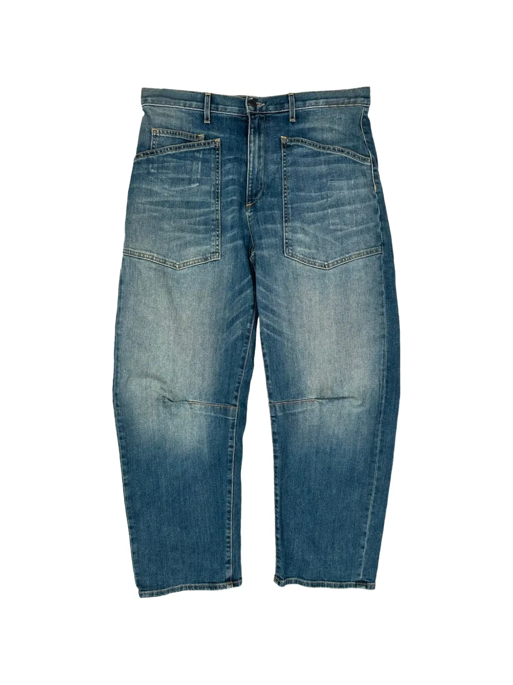 Nili Lotan Shon barrel jeans - Bleu