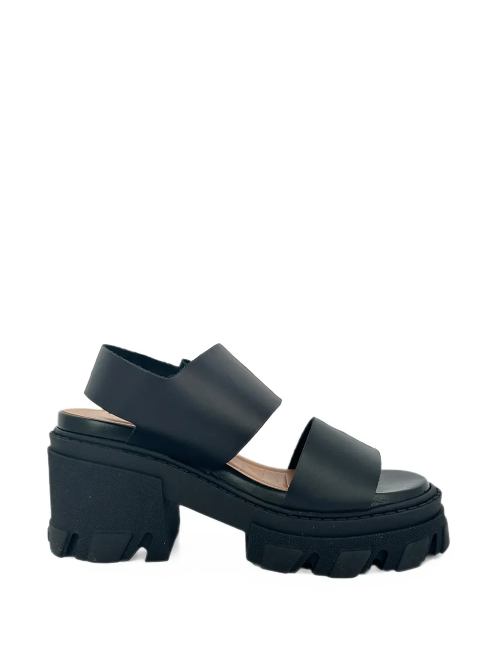 GANNI sandales Cleated en cuir (années 2020) - Noir GANNI sandales Cleated en cuir (années 2020) - Noir