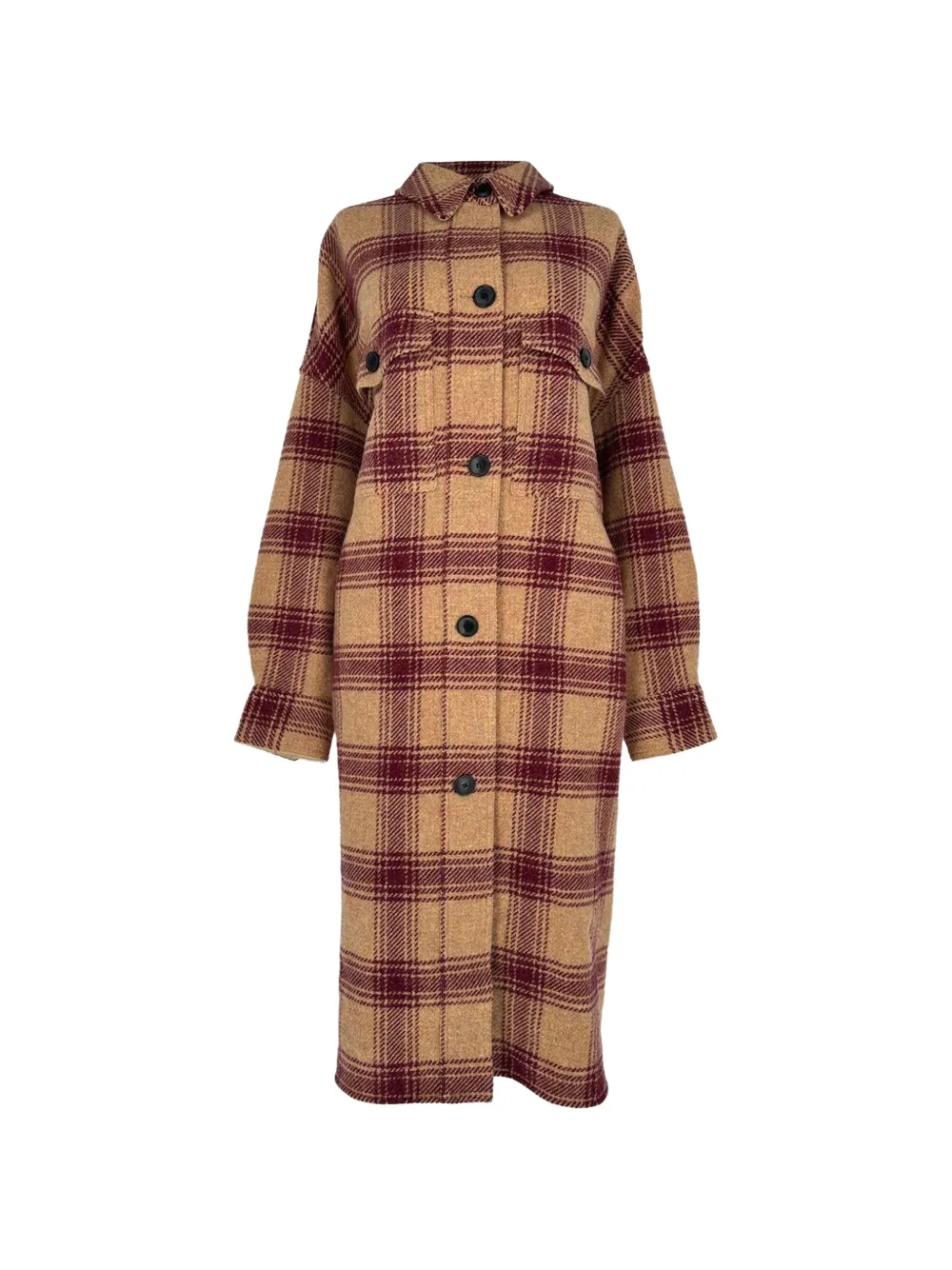 Isabel Marant Vintage Checked Fontiali coat - Nude