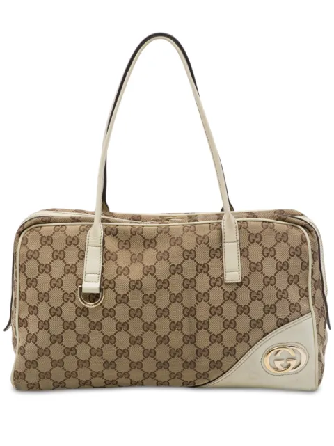 Gucci Pre-Owned 2000-2015 GG Canvas New Britt shoulder bag