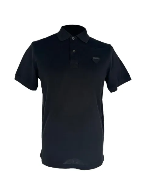 Prada Pre-Owned Logo-appliqué polo shirt