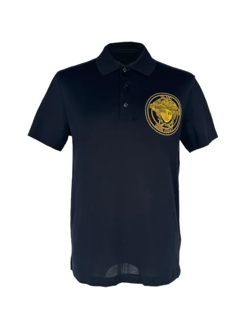 Versace Pre-Owned Medusa embroidered polo shirt