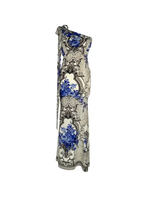 Roberto Cavalli Vintage 2010s abstract floral-print dress