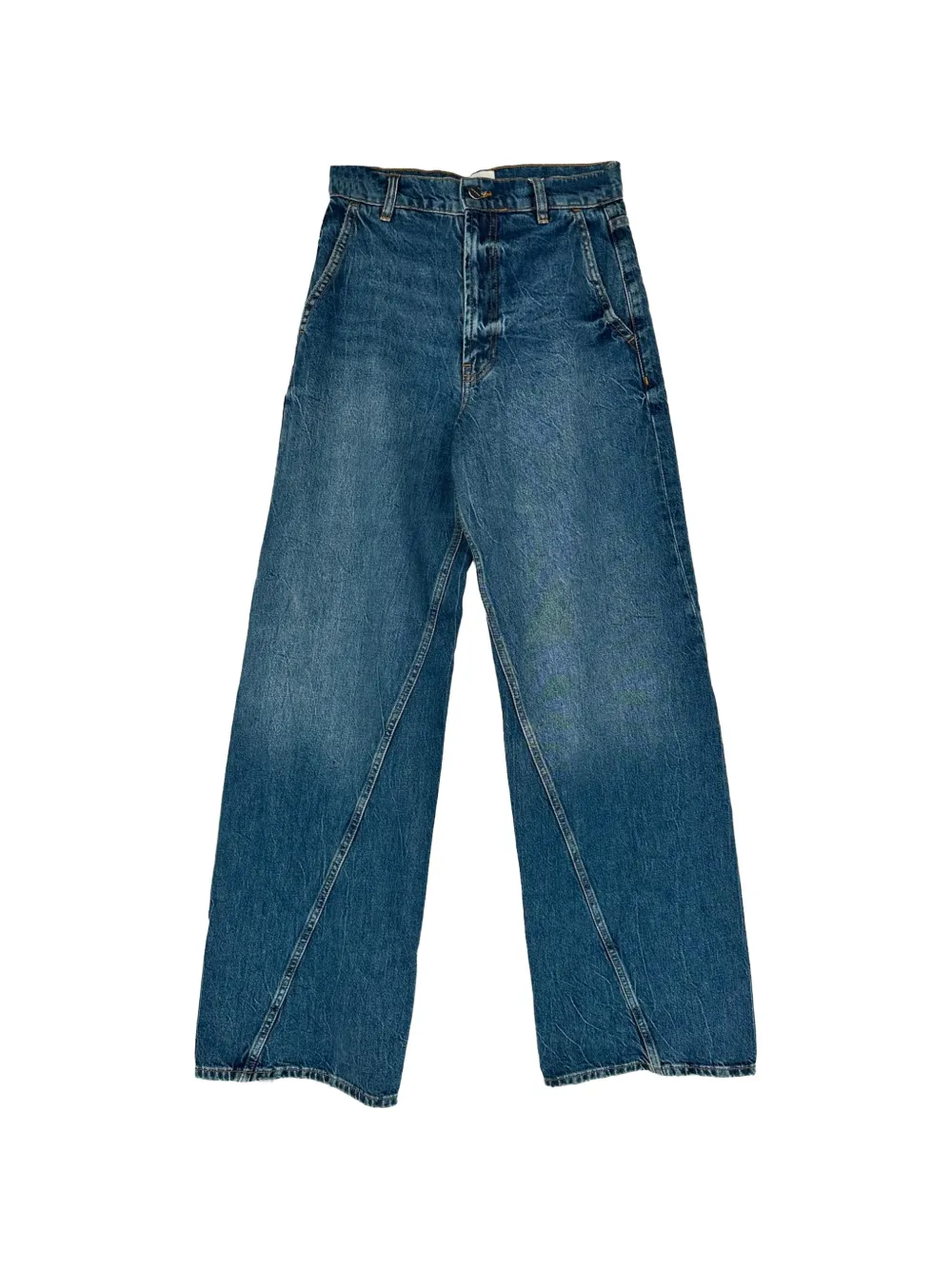 ANINE BING Briley wide-leg jeans - Blu
