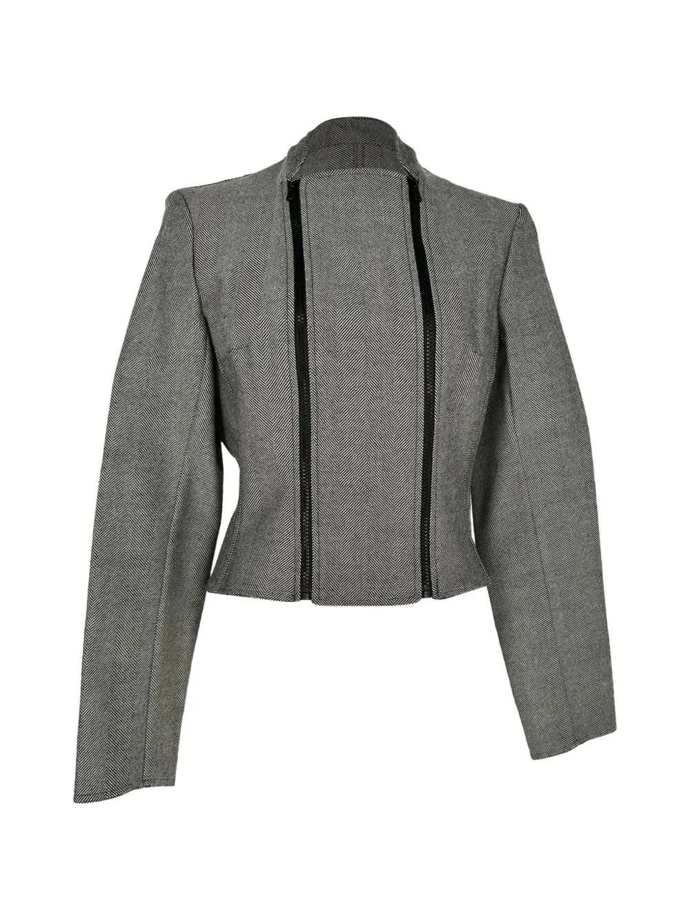 Christian Dior Pre-Owned blazer à double zip - Gris Christian Dior Pre-Owned blazer à double zip - Gris
