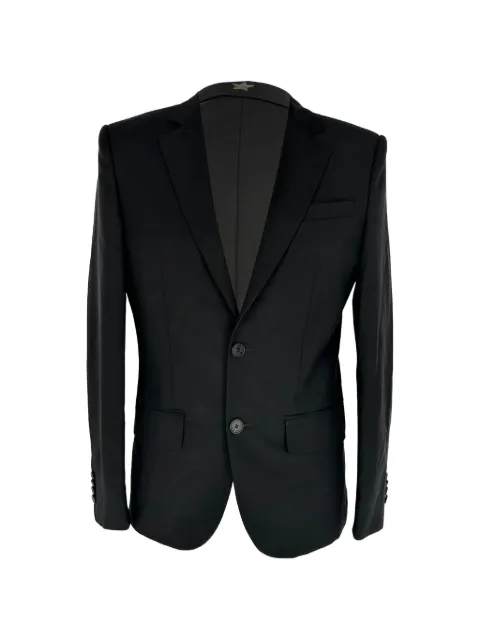 Givenchy Pre-Owned blazer en laine à simple boutonnage