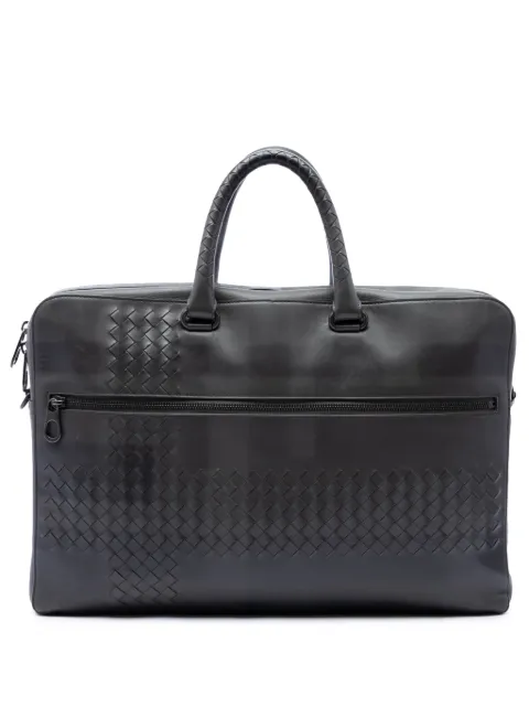 Bottega Veneta Pre-Owned 2012-2026 Intrecciato Trimmed Nappa business bag
