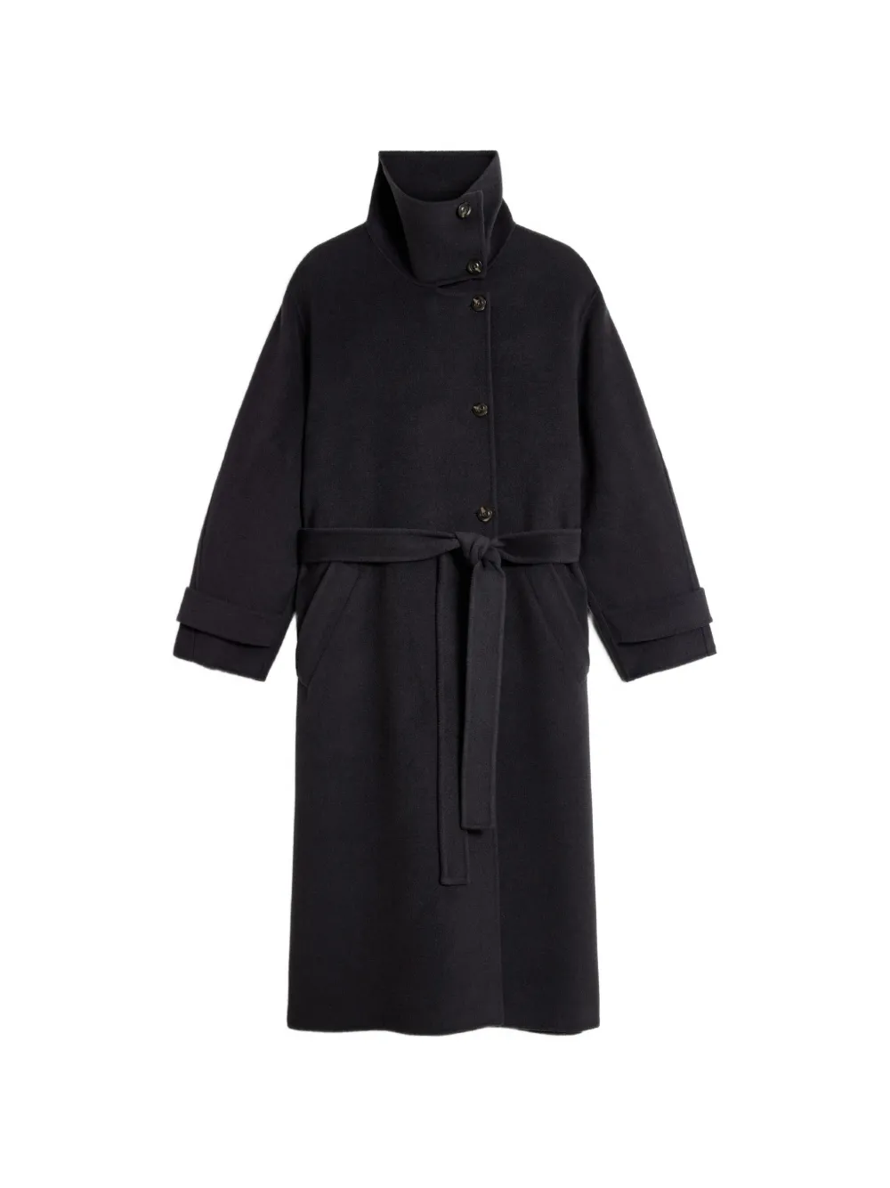 Soeur James belted high-neck coat