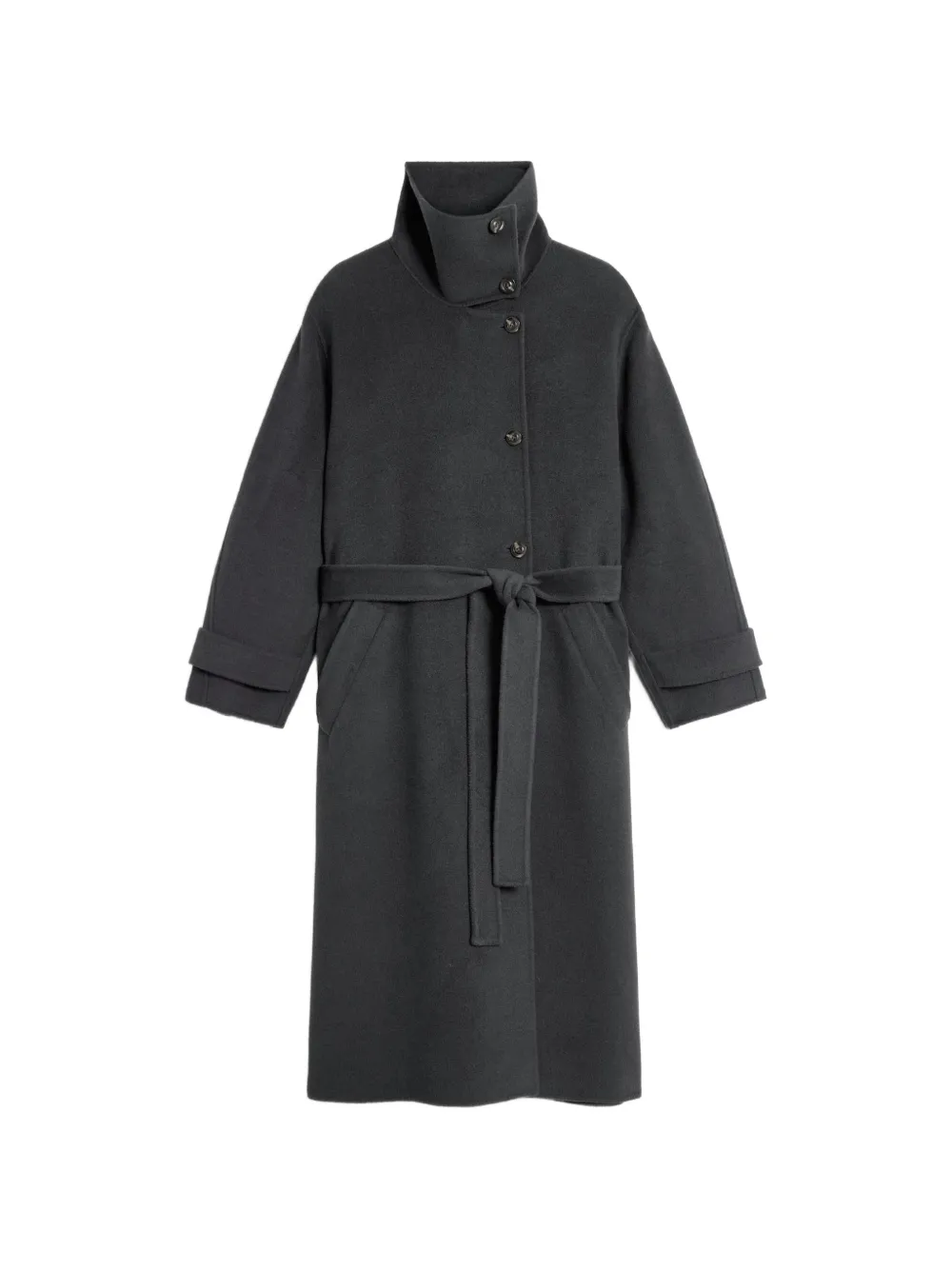 Soeur manteau ceinturé James à col montant - Gris Soeur manteau ceinturé James à col montant - Gris