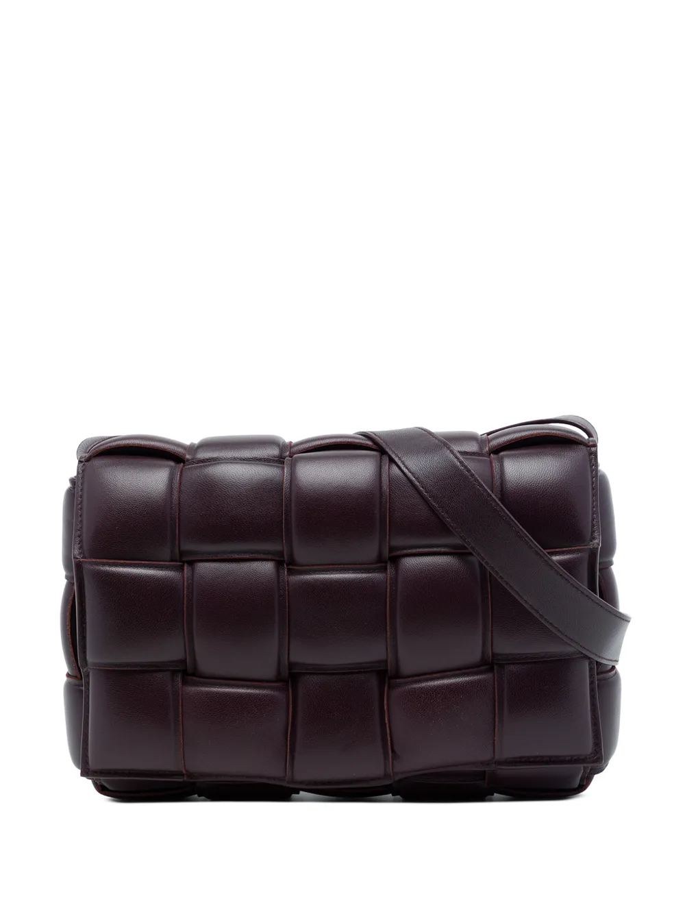 Bottega Veneta Pre-Owned 2012-2026 Nappa Intrecciato Padded Cassette crossbody bag - Rot