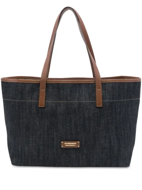 Burberry Pre-Owned tote de mezclilla 2000-2017
