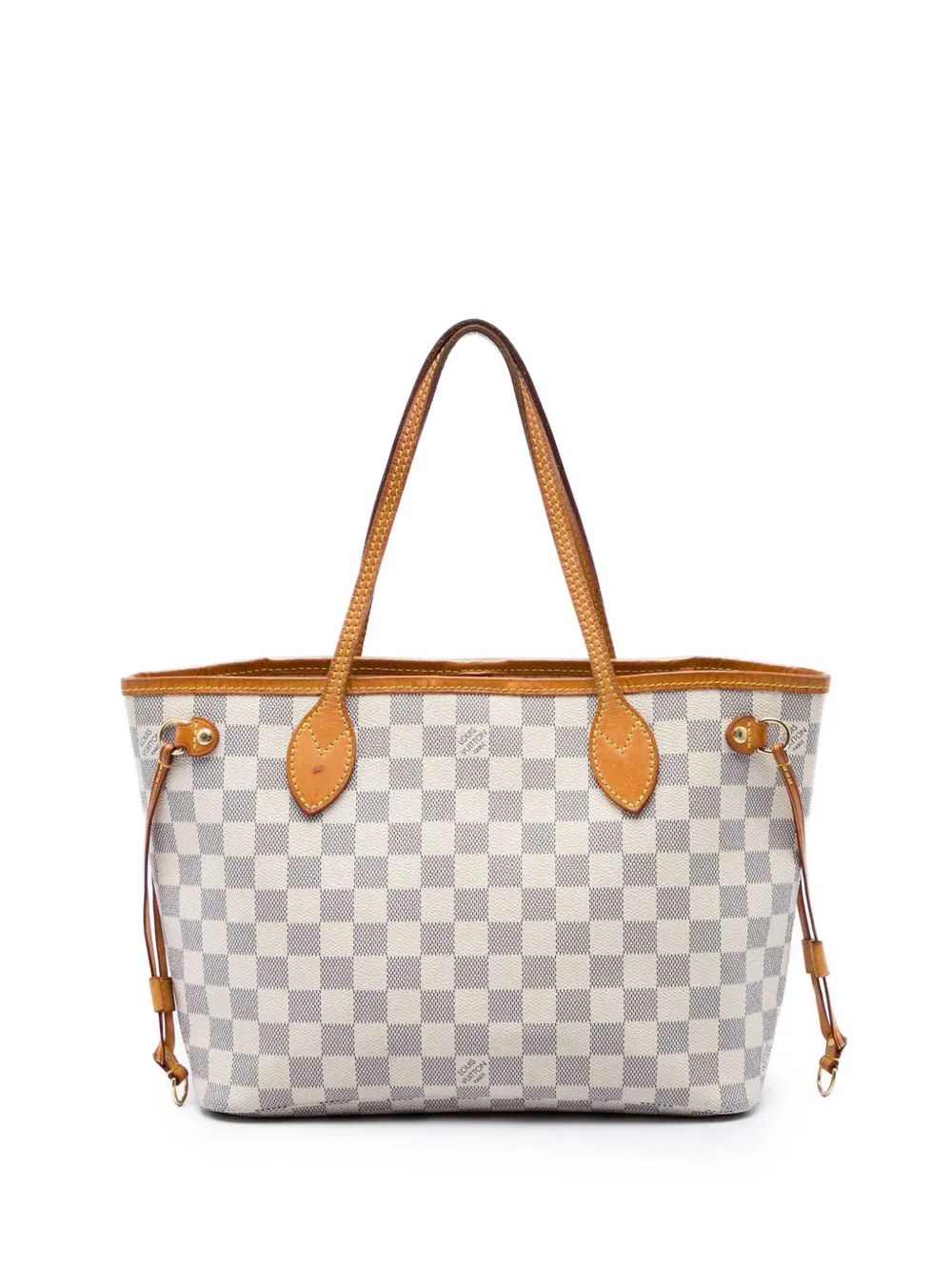 Louis Vuitton Pre-Owned 2010 Damier Azur Neverfull PM tote bag - Bianco
