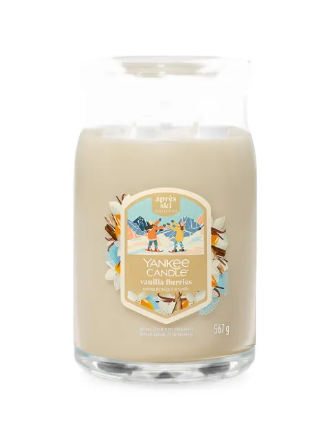 yankee candle Vanilla Flurries candle