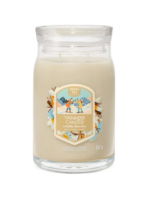 yankee candle Vanilla Flurries candle