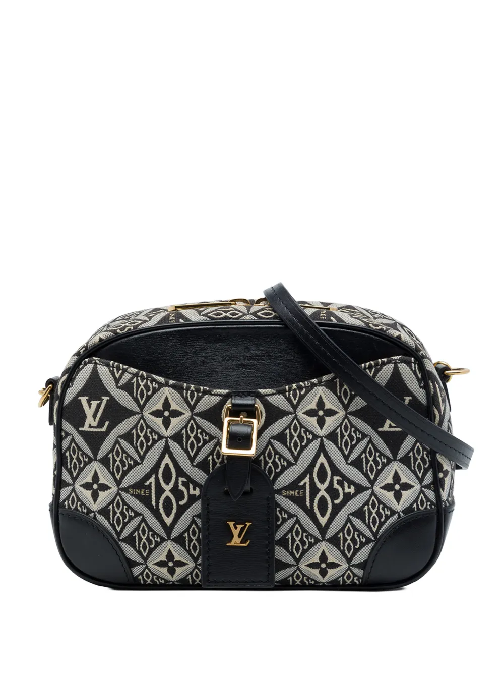 Louis Vuitton Pre-Owned 2020 Monogram Jacquard Since 1854 Mini Deauville crossbody bag - Schwarz