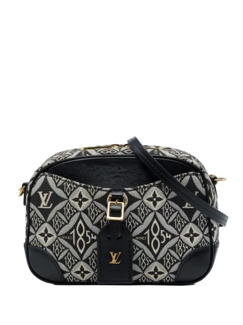 Louis Vuitton Pre-Owned 2020 Monogram Jacquard Since 1854 Mini Deauville crossbody bag