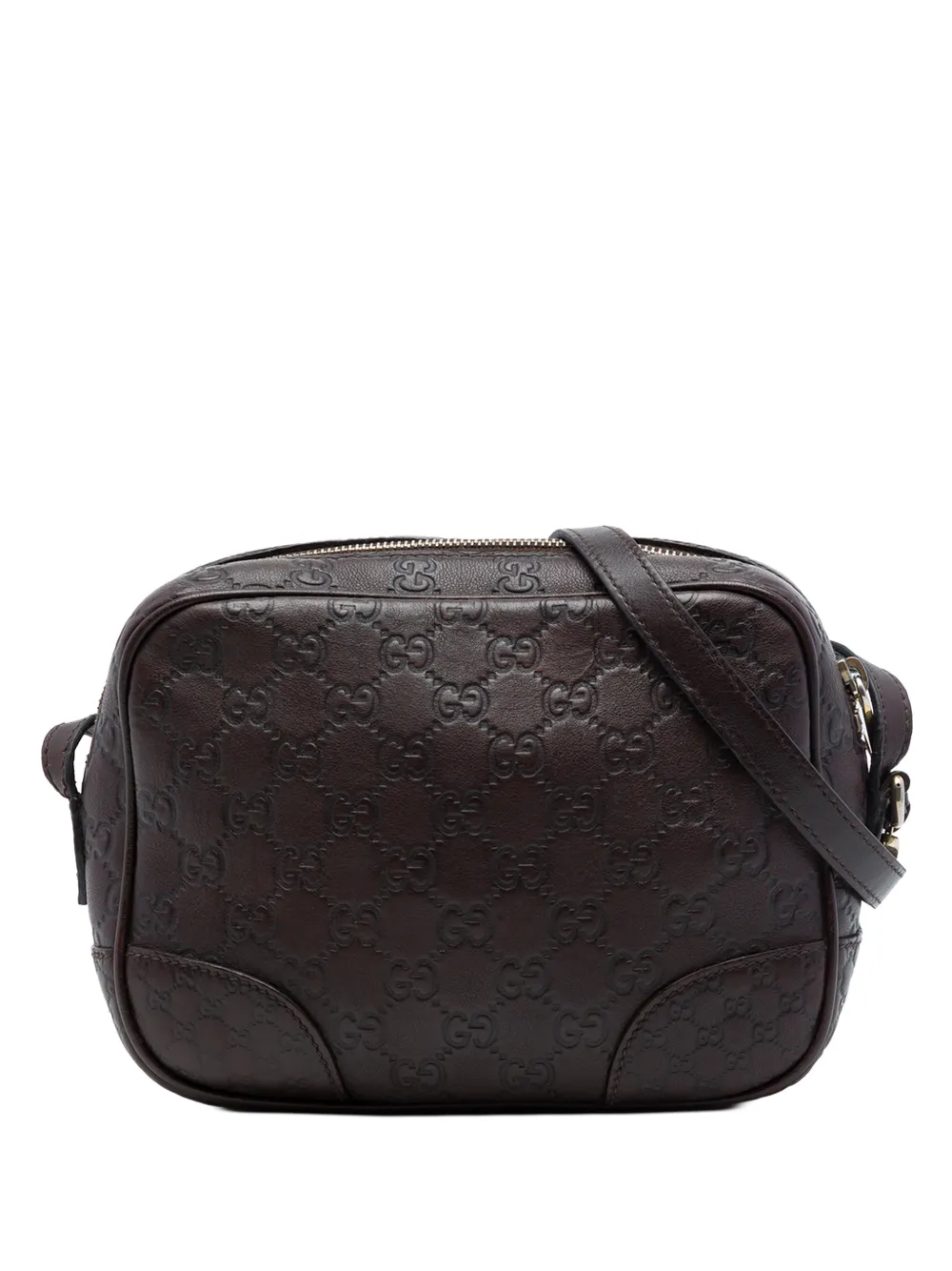 Gucci Pre-Owned 2016-2026 Guccissima Bree crossbody bag - Marrone