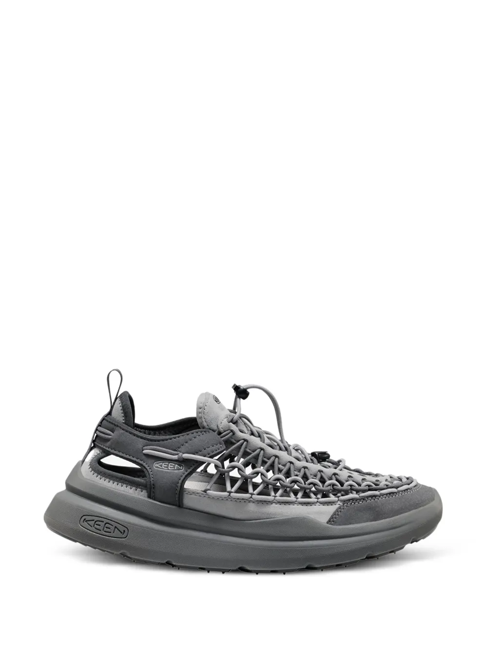 KEEN FOOTWEAR Uneek cord-embellished sneakers - Grigio