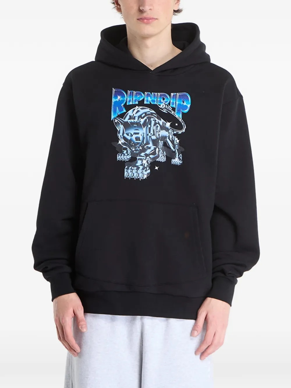 Ripndip Cyborg hoodie met grafische print Zwart