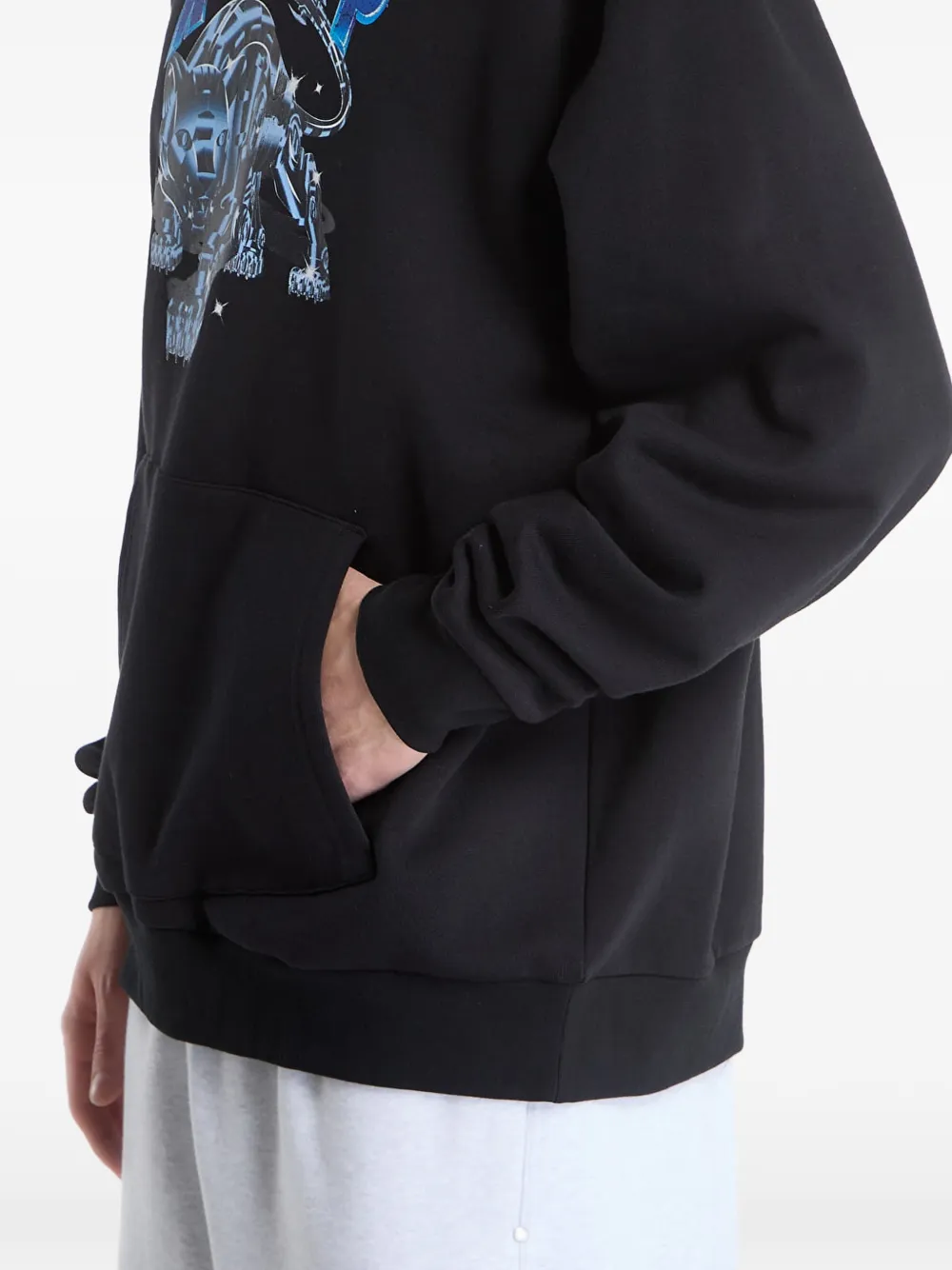 Ripndip Cyborg hoodie met grafische print Zwart