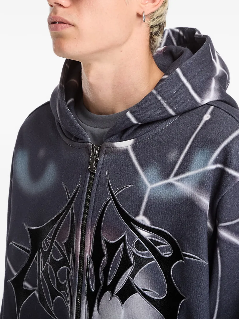 Ripndip Redemption hoodie met rits Zwart