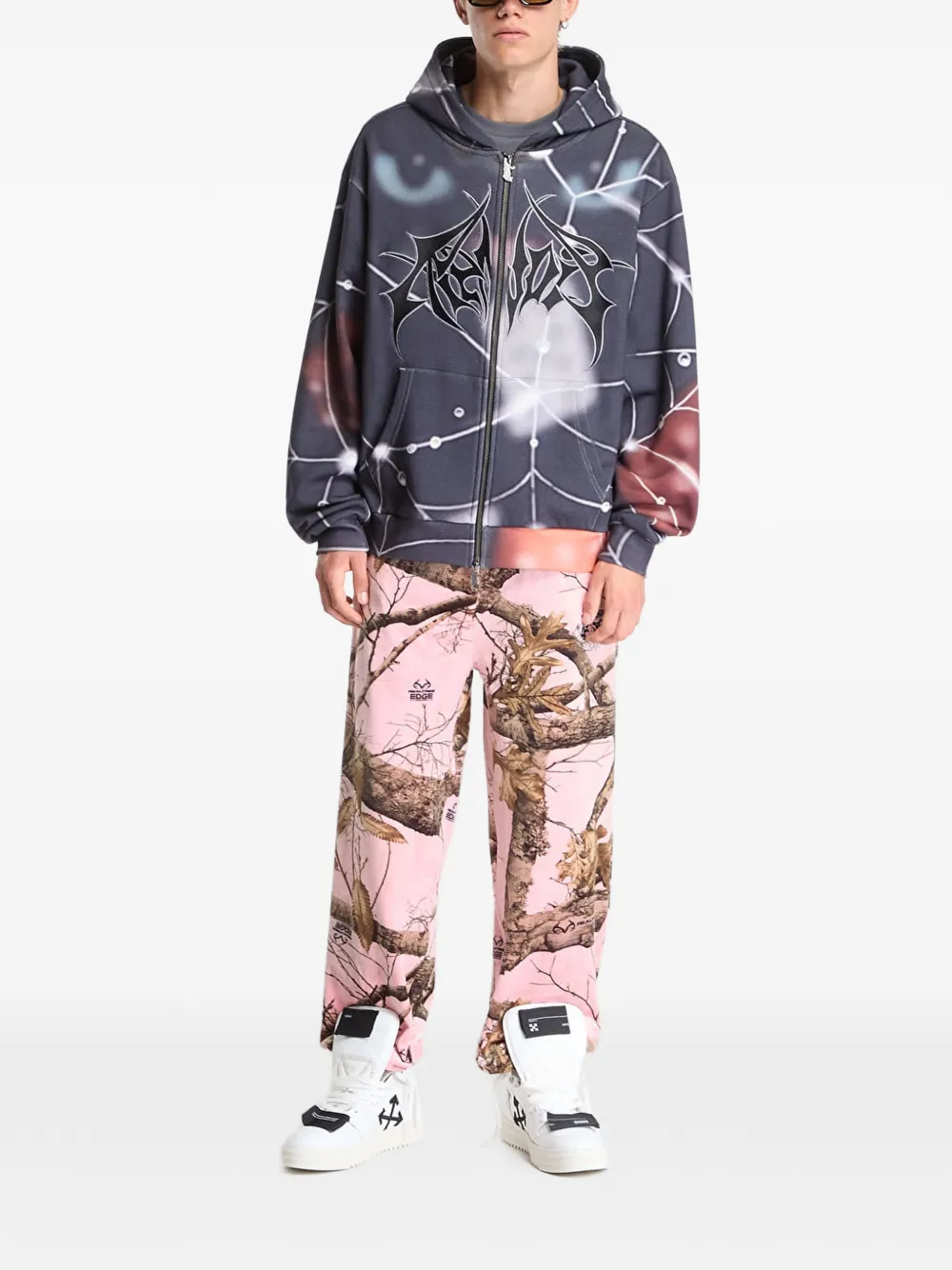 Ripndip Redemption hoodie met rits Zwart