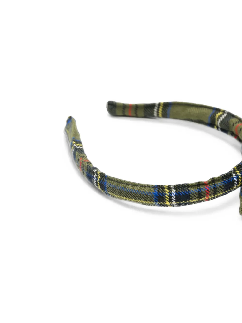 PAIO CRIPPA Hoofdband met tartan ruit Groen